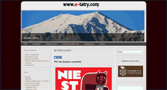 Desktop Screenshot of e-tatry.com