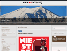 Tablet Screenshot of e-tatry.com